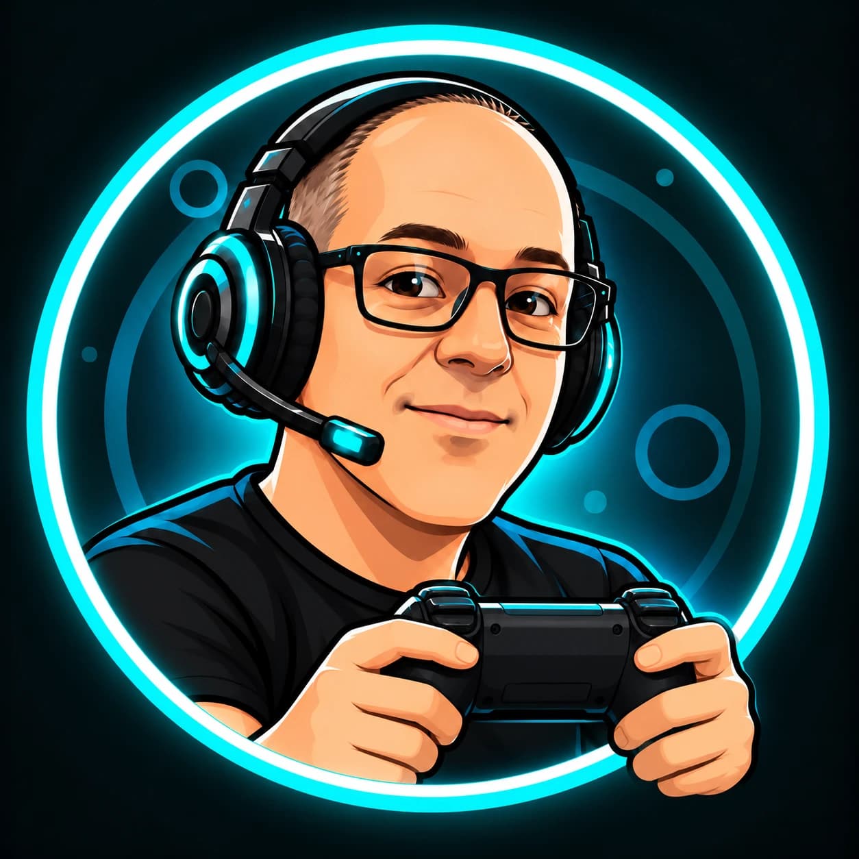 Ilustração do VoVoZera de headset e controle